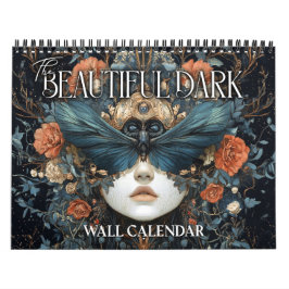 2027 De Mooie Donkere Surrealistische Kunstkalende Kalender