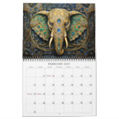 2027 Dierenmagie 2 Surrealistische Kalender met Wi (Feb 2027)