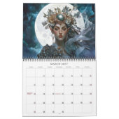 2027 Dochters van maanlicht fantasie kunst Kalender (Mar 2027)