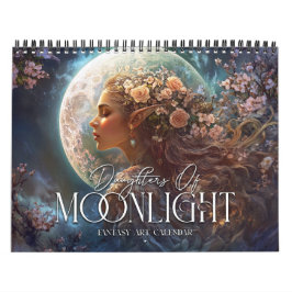 2027 Dochters van maanlicht fantasie kunst Kalender