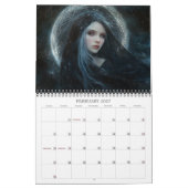 2027 Dochters Van Starlight Fantasie Kunst Kalender (Feb 2027)