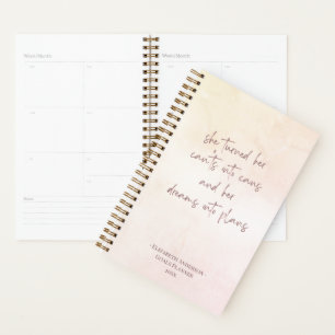 2027 Doelen & Plannen Citaat Naam Planner