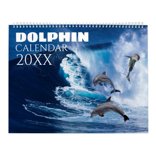 2027 Dolfijn Muurkalender Zeeleven Natuur Kalender (Hoes)