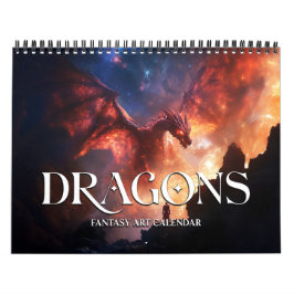 2027 Draken 2 Fantasy Art Kalender