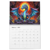 2027 Draken Kunstkalender Kalender (Feb 2027)