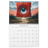 2027 Droomlandschappen 3 Surrealistische Visioenen Kalender (Feb 2027)