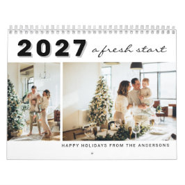 2027 Een frisse start Nieuwjaar Modern op maat gem Kalender