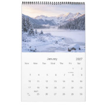 2027 Een Jaar in Natuur Landschap Muurkalender