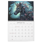 2027 Eenhoorns Fantasie Kunstkalender Kalender (Feb 2027)