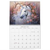 2027 Eenhoorns Fantasie Kunstkalender Kalender (Jan 2027)