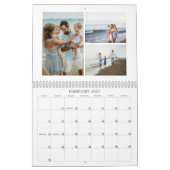 2027 Eenvoudige Moderne Aangepaste Fotosjabloon Co Kalender (Feb 2027)