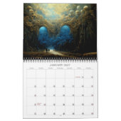 2027 Eldritch Lands 2 Donkere Fantasy Kunstkalende Kalender (Jan 2027)