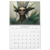 2027 Fae Creaturen Fantasie Kunstkalender Kalender (Jan 2027)