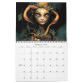2027 Fae Creaturen Fantasie Kunstkalender Kalender (Mar 2027)