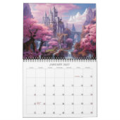 2027 Fantasie Kastelen 3 Kunst Kalender (Jan 2027)