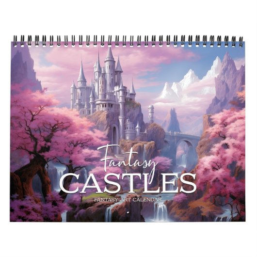 2027 Fantasie Kastelen 3 Kunst Kalender (Hoes)