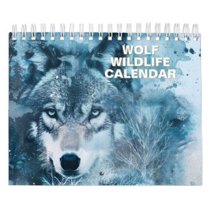 2027 Fantasie Wolfkalender Kalender