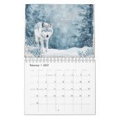 2027 Fantasie Wolfkalender Kalender (Feb 2027)