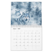 2027 Fantasie Wolfkalender Kalender (Mar 2027)