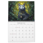 2027 Fantastische Katten 2 Fantasy Kunstkalender Kalender (Feb 2027)