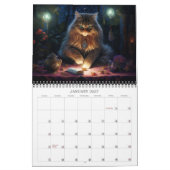 2027 Fantastische Katten 2 Fantasy Kunstkalender Kalender (Jan 2027)
