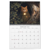 2027 Fantastische Katten 4 Fantasy Kunstkalender Kalender (Feb 2027)