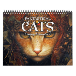 2027 Fantastische Katten 4 Fantasy Kunstkalender Kalender
