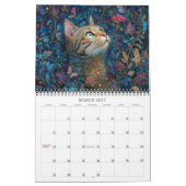 2027 Fantastische Katten 5 Fantasy Kunstkalender Kalender (Mar 2027)