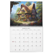 2027 Fantasy Cottages Kalender (Mar 2027)