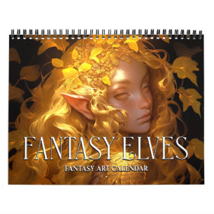 2027 Fantasy Elfen 2 Fantasy Art Kalender