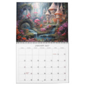 2027 Fantasy Tuinen 2 Kalender (Jan 2027)