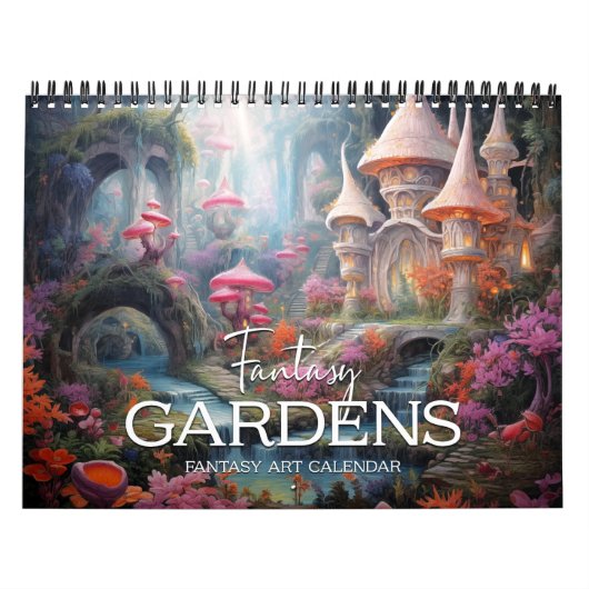 2027 Fantasy Tuinen 2 Kalender (Hoes)