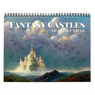 2027 Fantasykastelen Kunstkalender Kalender