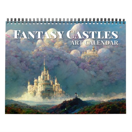 2027 Fantasykastelen Kunstkalender Kalender (Hoes)