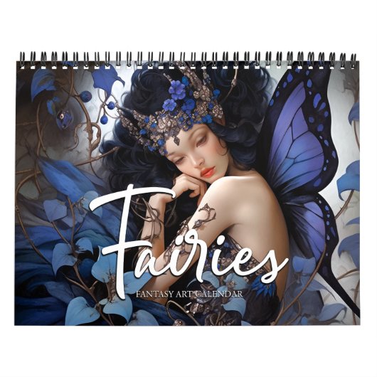 2027 Feeën 2 Fantasie Kunstkalender Kalender (Hoes)
