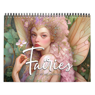 2027 Feeën 4 Fantasy Kunstkalender Kalender