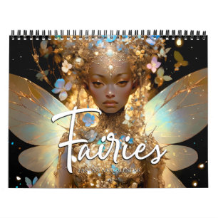 2027 Feeën 5 Fantasy Kunstkalender Kalender