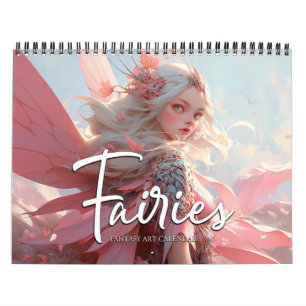 2027 Feeën 7 Fantasy Kunstkalender Kalender