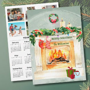 2027 Festive 6 Foto Persoonlijke 2027 Agenda Feestdagenkaart