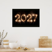 2027, Fonkelend Nieuwjaar, Poster (Keuken)