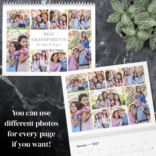 2027 Foto van Grootouders Kalender