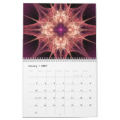 2027 Fractale Kunst Abstract Psychedelisch Kalender (Jan 2027)