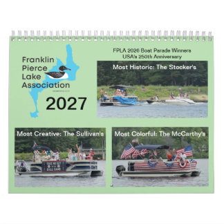 2027 Franklin Pierce Lake-agenda Kalender