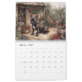 2027 Franse Bulldog Kalender (Feb 2027)