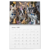 2027 Franse Bulldog Kalender (Jan 2027)