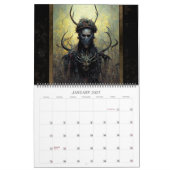 2027 From The Shadows Horror Kunstkalender Kalender (Jan 2027)