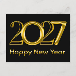 2027 Gelukkig Nieuwjaar Briefkaart