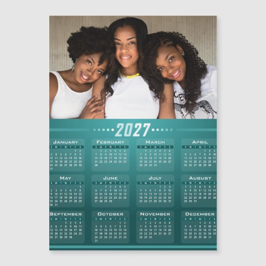 2027 Gepersonaliseerde Kalender (Voorkant)