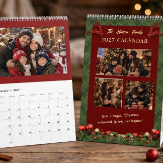 2027 Gepersonaliseerde Kerstkalender voor het Gezi Kalender