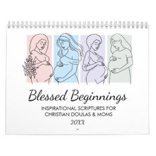 2027 GESEGEND BEGIN Christelijke Doula Moeder Cade Kalender
